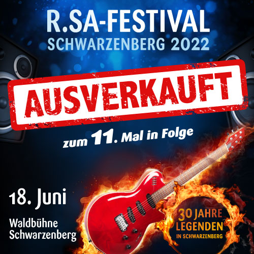R.SA-Festival das 11. Mal in Folge ausverkauft!