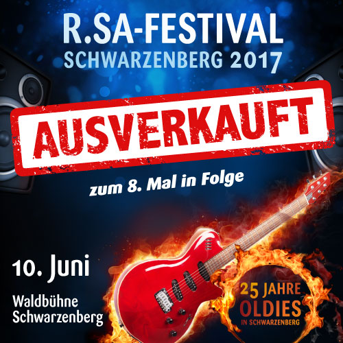 R.SA-Festival das 8. Mal in Folge ausverkauft!