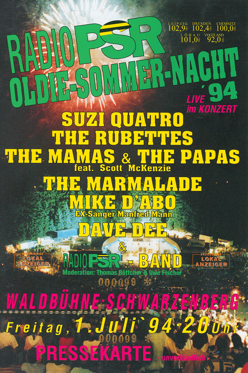 RADIO PSR Oldie-Sommer-Nacht